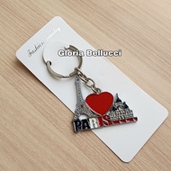 GANTUNGAN Paris eiffel tower keychain souvenir keychain the basilica france france