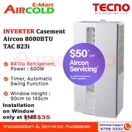 Tecno Inverter Casement Aircon 8000BTU TAC 823i || TAC823i