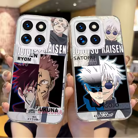 New Cool Jujutsu Kaisen Satoru Gojo Anime Phone Case for Xiaomi Poco X6 X3 F6 M6 M4 Pro C61 13T 14T 
