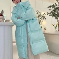 2026 Fashion 2026 Over Season Melade Fashion Down Jacket Over-the-Knee Korean Version Loose Thickene