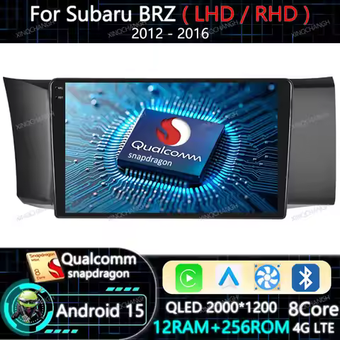 Android 15 Car Radio For Subaru BRZ Scion FRS Toyota GT86 GT 86 2012 - 2016 Multimedia Stereo Video 