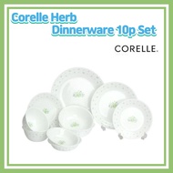 Corelle Premium Herb 10p Set/Corelle USA set/Plate Set/ Dinnerware Corelle set/Large Plates/ Corelle Kitchen /Corelle Dining Sets/Large bowl /Corelle bowl/Corelle set