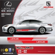 LEXUS ES 300h CAR BODY STICKER SET ES - 02