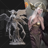1/24 1/18 Scale Six Winged Fallen Angel Seraphim Radiant Morning Star Western Fantasy DIY Self-assem