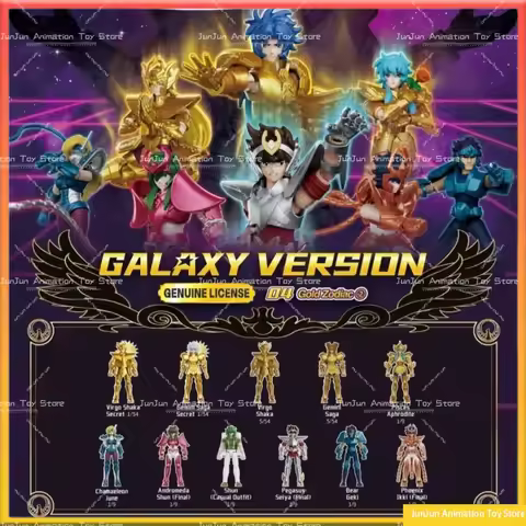 In Stock BLK Saint Seiya GALAXY VERSION 01 02 03 04 Shiryu Aquarius Hyoga Dohko Camus Libra Milo Ass