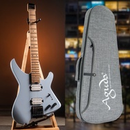 ⭐ศูนย์ไทย⭐ Aguda® Musicbody HH Headless Electric Guitar กีตาร์หัวตัด กีตาร์ไฟฟ้า หัวตัด 24 เฟรต ไม้อ