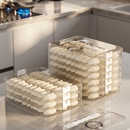 AT-🛫Dumplings Box Multilayer Frozen Instant Frozen Wonton Dumplings with Timer Storage Large Capacity Refrigerator Stora