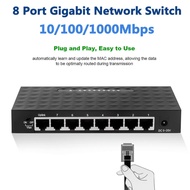 8 Port 10 100 1000Mbps Network Switch Gigabit Smart Switcher High Perfoance RJ45 For Wireless AP IP Camera Wifi Router N