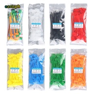EASTSPH 100pcs Cable Tag Plastic Label Tag Labels Markers Mesh Wire Marker Colorful Tag