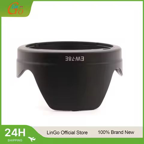 Lin Go EW-78E Lens Hood For Canon EF-S 15-85mm F/3.5-5.6 IS EW78E EW 78E Bayonet Mount Lens Hood