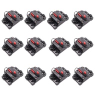 12-48V Circuit Breaker Fuse Reset 12-48V DC Car Boat Auto Waterproof 30A 40A 50A 60A 70A 80A 100A 12