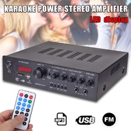 220V 50Hz Promotion bluetooth LED Display Power Stereo Amplifier 5CH Karaoke Home KTV AMP