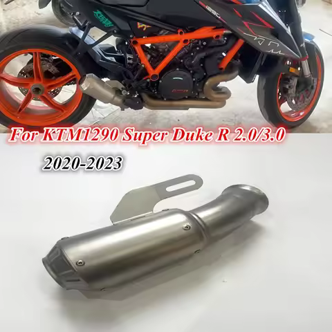 For KTM1290 Super Duke R 3.0 KTM 1290 2020-2023 Exhaust Systems Escape moto Muffler Stainless Steel