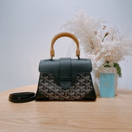 GOYARD 戈雅西貢肩帶包包SAIGON MINI BLACK