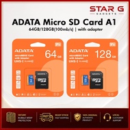 ADATA Micro SD Card A1 (64GB/128GB) with Adapter