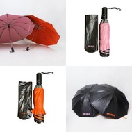 NIKE JUST DO IT 雨傘 折疊雨傘 自動傘 遮陽傘 限量 贈品 黑橘 黑粉