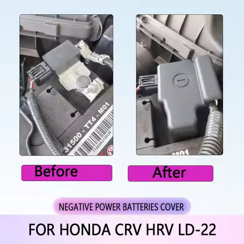 Car Engine Plastic Car Battery Negative Protection Cover Case ABS Plastic for Honda CRV HRV LD-22 Ac