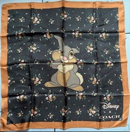 全新正品 Disney x Coach scarf 連tag