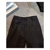 Oro Pants Stripe Anti-Wrinkle Pants Oro pants - Women's Highwaist Culottes Loose Pants Trousers