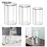 [YWJLQH] Acrylic Money Saving Box Round Money Box Sturdy Saving Pot Clear Savings Jar