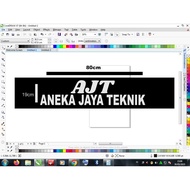 Custom auntcutting stiker