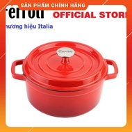 Rapido glazed cast iron pot (24cm) RK24-RT