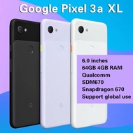 Google Pixel 3a XL Used Phone Full Set Snapdragon 670 octa-core 6.0 inches 5.6 inches in good condit
