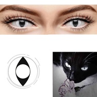 EYESHARE 2pcs/Pair  Halloween Cat Eye Coloured Contact Lenses  Cosplay Contact Lens Eye Color