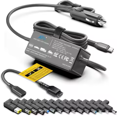 USB-C Universal Laptop Car Charger PD 100W 65W 45W DC Adapter for Lenovo MacBook Dell HP Asus Acer H