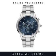Daniel Wellington Iconic Chronograph 42mm Link Silver Arctic DW watches for men - Men's watch - Male watch Stainless steel strap - fashion casual