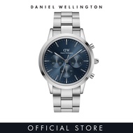 Daniel Wellington Iconic Chronograph 42mm Link Silver Arctic DW watches for men - Mens watch - Male 