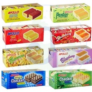 [WHOLESALE] APOLLO CHOCOLATE CONFECTIONERY (WAFER / BAR / CAKE / BISCUIT) JAJAN TRADITIONAL HALAL