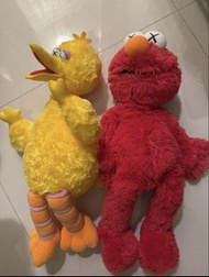 KAWS x Sesame Street 芝麻街公仔 Elmo Big Bird