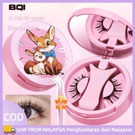 【Gift】BQI Magnetic Eyelash Reusable No Glue Needed False Eyelashes With Magnetic Face Makeup Tool