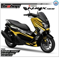 decal nmax old sticker nmax gradasi biru putih otoprint