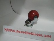 Roda Karet Bulat 2 inch Hidup Mini Kecil Abus TG Merah Ban Etalase