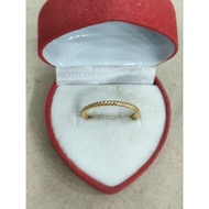 1 gram young gold wrap ring