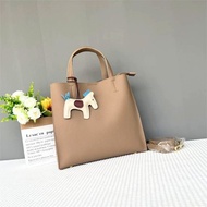 molisa กระเป๋าหนัง กระเป๋าถือ กระเป๋าcrossbody จุของได้เยอะ มีช่องจัดระเบียบ กระเป๋าแฟชั่นผู้หญิง #9