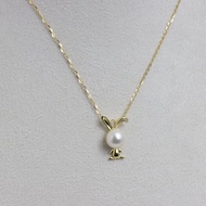 兔子立正 珍珠項鍊 天然淡水珍珠 頸鏈-項鍊