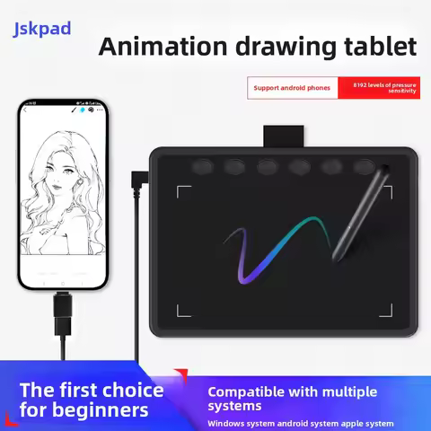 Digital tablet animation hand-drawing tablet computer drawing online class PS comic drawing electron