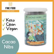 COCOA NIBS 150 g. (คาเคานิบส์ 150 ก.) เมล็ดโกโก้อบและกระเทาะเปลือก Sugar free ไม่มีน้ำตาล ช็อกชิพไร้