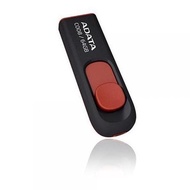 ADATA C008 64GB USB 2.0 Retractable Capless Flash Drive, Black/ RED (AC008-64G-RKD) UFD C008-64GB-RW