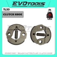 SPARE PART(TL33) : CLUTCH SHOE SET (ALUMINIUM / METAL) /BRUSH CUTTER CLUTCH SHOE MESIN RUMPUT PARTS 