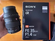 Sony FE 35mm F1.4 GM 鏡頭 極新淨少用 長放防潮箱