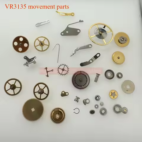 Watch parts Shanghai/VR3135 movement parts balance wheel/escape/pallet fork/center/third/fourth/gear