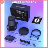 Gaming Microphone Set USB Microphone Portable Condenser PC Mic Noise Canceling PC Speaker Systems