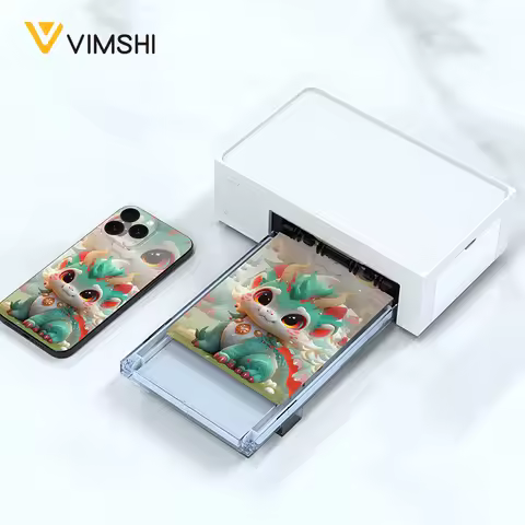 Small Format Flatbed Printers A3 A4 A5 Mini Size White Back Sticker Film Sheet Fully Automatic Inkje