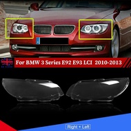 Head Lights Shade For 2010-2013 BMW E92 E93 Coupe E93 320i 330i 330d Left Right Clear Lampshade Head