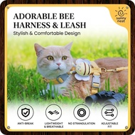 Escape-Proof Cat Harness and Leash Set Comfortable Breathable Vest for Outdoor Walking | Cat Safety 