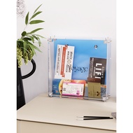 Desktop Multifunctional Storage Box Handbook Photocard Postcard Receipt Collection Box Business Card